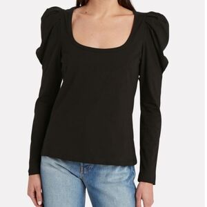 NEW A.L.C. Sewell L/S Puff Shoulder Top Sz S NWT